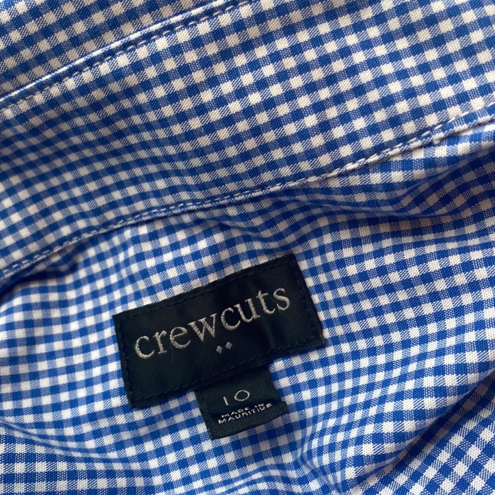 👕J CREW CREW CUTS BOYS BUTTON DOWN DRESS SHIRT